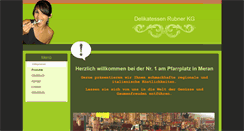 Desktop Screenshot of delikatessenmeran.com